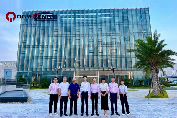 China Sand & Gravel Association navštívila skupinu QGM Block Machine Group pro výzkum a pokyny.