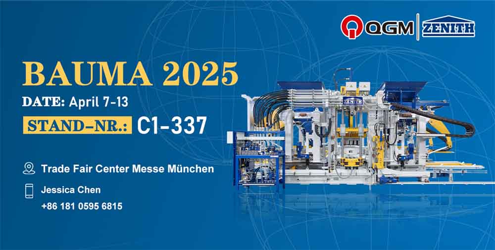 QGM svítí na Bauma 2025! Svět se zaměřuje na čínskou „inteligentní výrobu“ z cihel